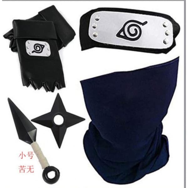 Anime Naruto Hodebåndsett Kakashi Maske