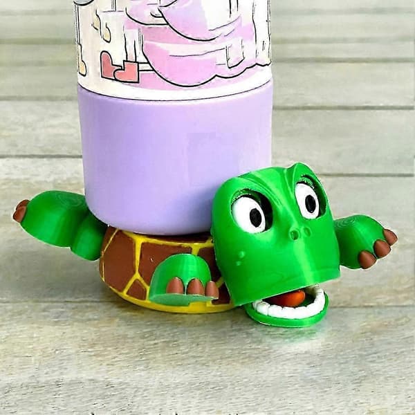 Funny 3D Printed Turtle Coaster Cartoon Heat Resistant Decorative Placemat Perfect Gift