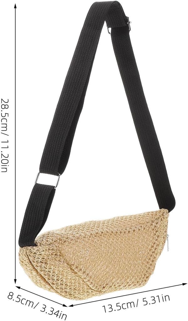 Dame Lille Taljetaske Boho Crossbody Pung til Sommerrejser