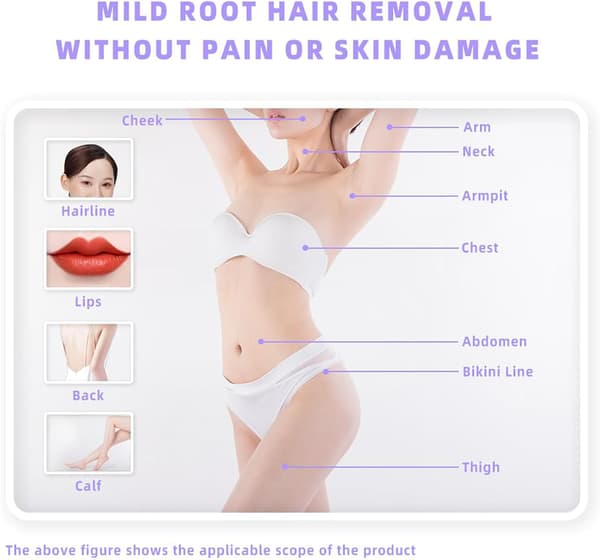 Epilator, IPL Epilator Pulserende Lys, Pulserende Lys Epilatorer, Til Ansigt, Armhuler, Ben og Krop