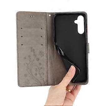 Til Samsung Galaxy S24 FE Etui PU Læder Pung Etui med Rem Style H Style H