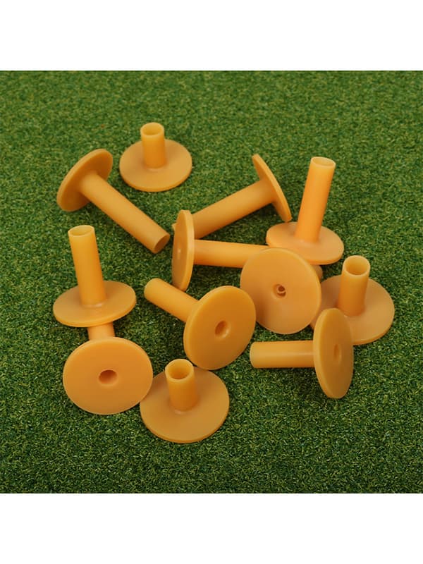 Golf Ko TEE Gummibold med flere størrelser Spids Lang Medium Kort Professionel Sæde Boldholder Golftilbehør