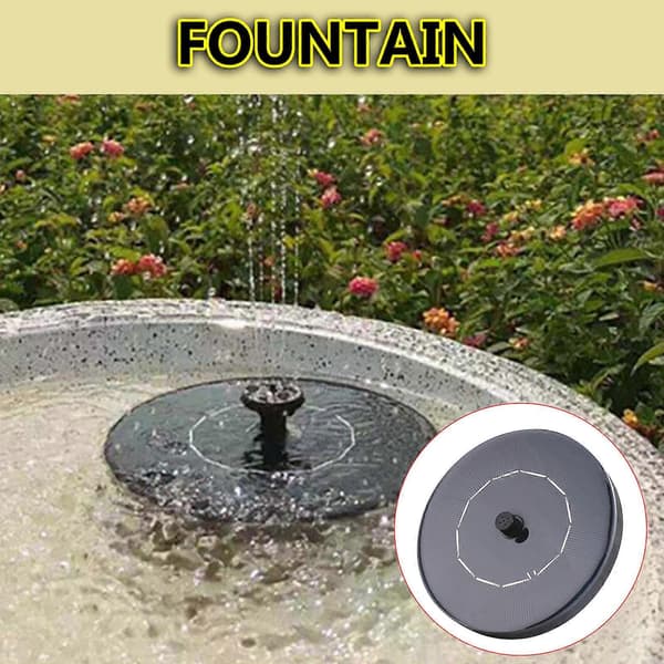Soldrevne springvand flydende udendørs pool vandfunktion flydende springvand 12 stk