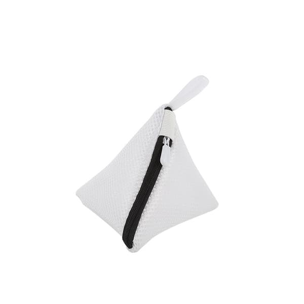 Mini Vaskepose - 12x12cm Polyester Nett Delikatpose - Glidelåsundertøybeskyttelse for Vaskemaskin