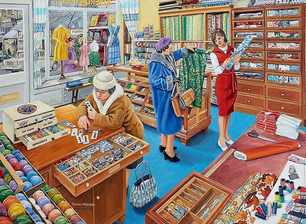 Ravensburger Happy Days at Work, Sybehörshandler Puslespil (500 brikker),[YATOY]