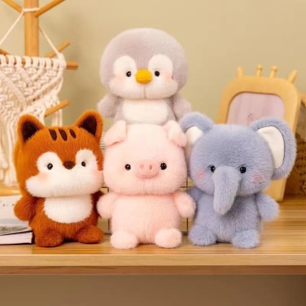 Cute Study Buddy Desk Plush | Small Desk Doll for Kids & Teens | Decorative Plush Toy Gift *Red Panda* Red panda Red panda