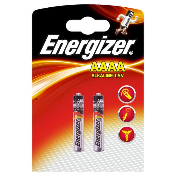 ENERGIZER Batteri AAAA/LR61 Ultra + 2-pakning
