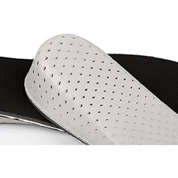 Fuld længde 2 cm Memory Foam Indersål, Øget Højde Usynlig Hælhævende Indlægssål