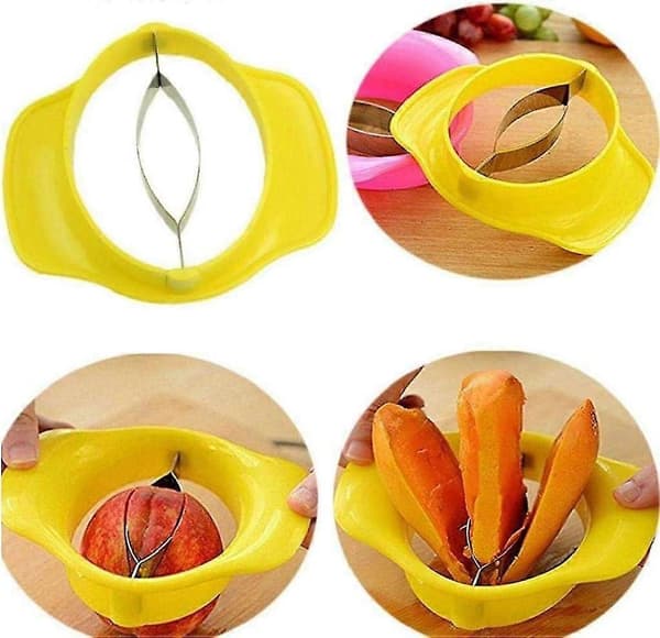 Fruit Slicer with Easy Handle for Effortless Cutting Kitchen Utensil