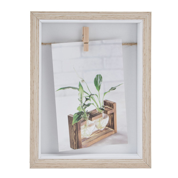Floating Double-Sided Display Frame, Keepsake Protective Shadow Box for Wall Mounting or Tabletop Display, Simple and Classic Design Ideal for