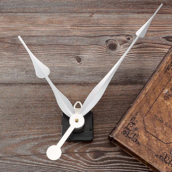 High Torque Long Shaft Clock Movement with 30cm Spade Hands (Silver) [DB]