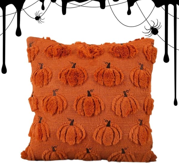 Dekorative pudebetræk - 45*45 cm, græskar Halloween pudebetræk - til sofa, sofa - ingen kerne