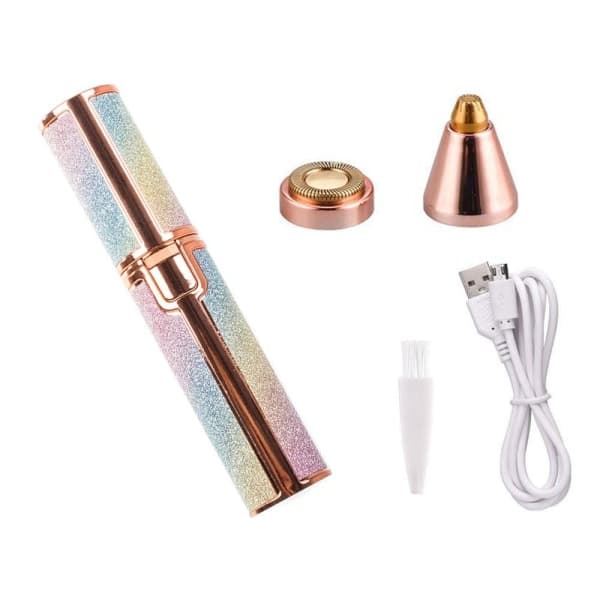 Rechargeable Epilator / Shaver 2in1 for Face and Eyebrows Pink