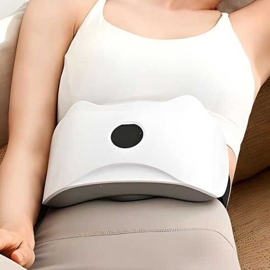 Electric Abdominal Massager - Vibration Plate - Wireless - Three Adjustable Levels - Waist Massager - Smart Abdominal Kneading Machine - Back and Abdominal Massage