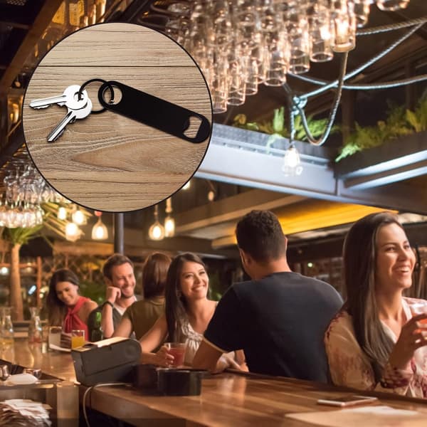Ølflaskeåbner, 2 stykker, flad flaskeåbner, rustfrit stål, ølåbner, bar, flaskeåbner til køkken, bar