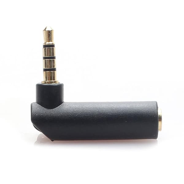 Hovedtelefonadapter til tablets, MP3-afspillere, 3,5 mm vinkel, han til hun
