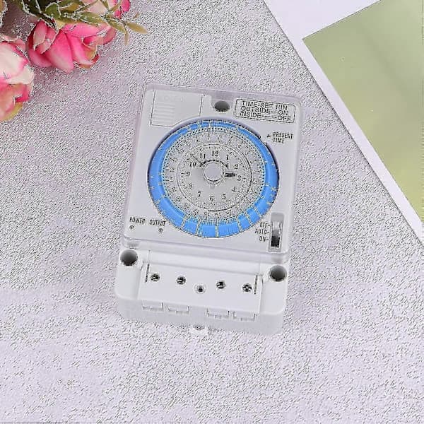 Mechanical Timer, 12VAC/DC Time Control Switch Kitchen Timer Portable Precision Timer Time Control Switch For Outdoor Fo-9192339851864