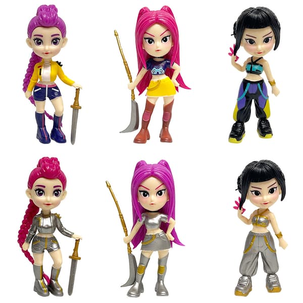 6 stk. Demon Hunters Håndlavede Modeldukke Ornamenter