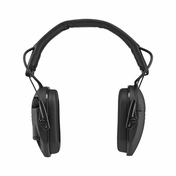 Profesjonelle støyreduserende hodetelefoner, sammenleggbare ørebeskyttere Sikkerhet øreklokker Beskyttelse Lydisolerte øreklokker (svarte)