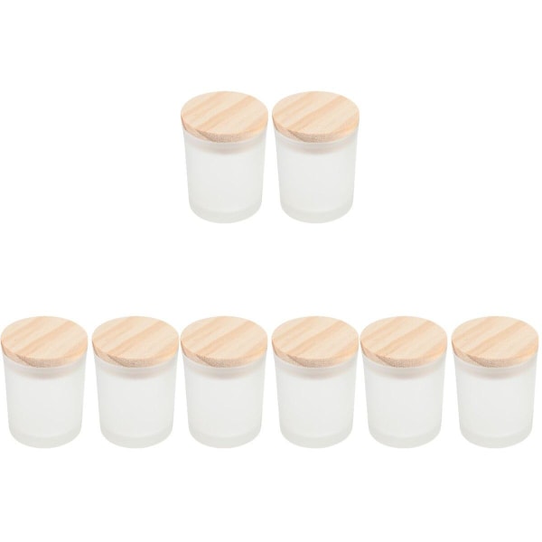 10 Pcs  Diy Scented Candle Cups Empty Candle Cups Simple Diy Candle Containers8 pcs5.2X6.8CM