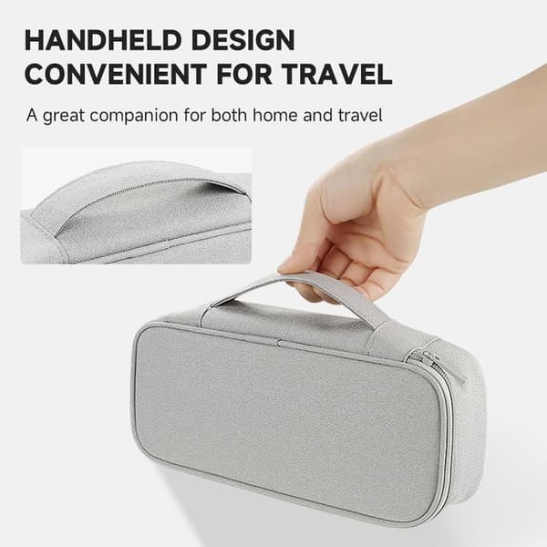 wxsp Electronics Organizer Travel Case, Waterproof Portable Tech Accessories Bag with Organized Compartments for Cables, Phone, Chargers