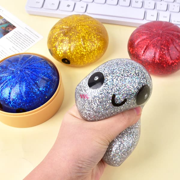 4 kpl. Pullamaiset Squishy Stressilelut – Höyrytetty Pullapuristuslelu Ahdistuksen Lievitykseen