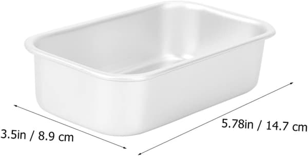 Bageform i aluminiumlegering 2 stk. Toastforme Kreativ bageform
