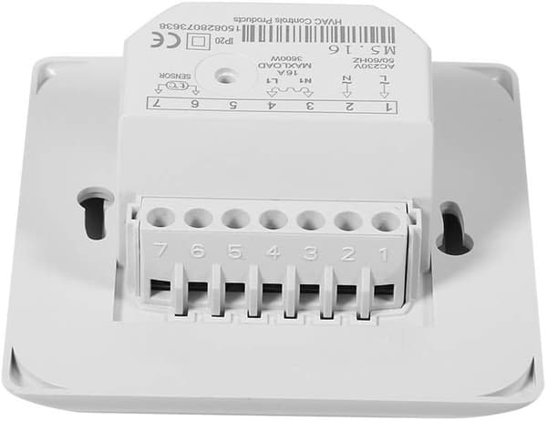 Varmetermostat, manuell gulvtermostat for rom