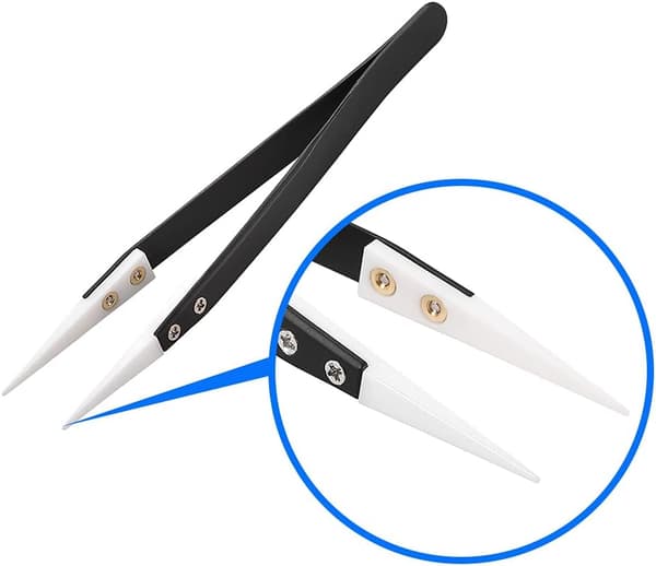 1600°C/3000°F Heat Resistant Ceramic Tip Tweezer for Rope