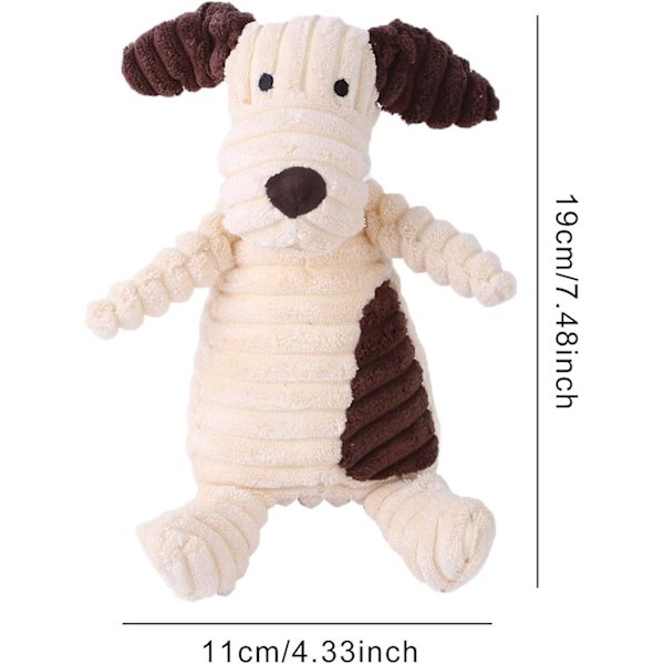 Plush Hundtugg Leksak | Husdjur Tuggleksak Med Rasselpapper - Valp Tandningsleksaker Med Rasselpapper, Hundleksaker För Stora Hundar