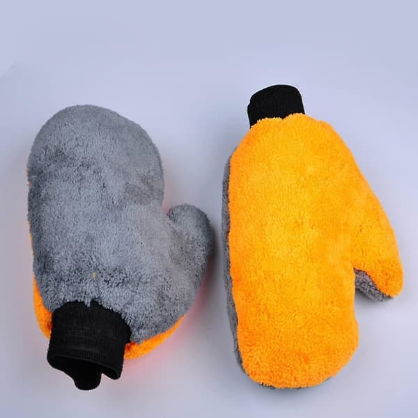 Jinyi Car Wash Absorbent Fleece Mitts (2 pcs)