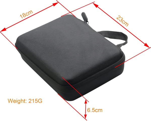 Camera Accessory Bag for Action Camera, Carrying Case Compatible with Gopro, Portable Protective Case for Gopro Hero13 12 11 10 9 8 7 6 5 4 3