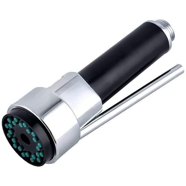 Holdbar massiv messing vandhane til badeværelse og køkken, sort, 15*5 cm