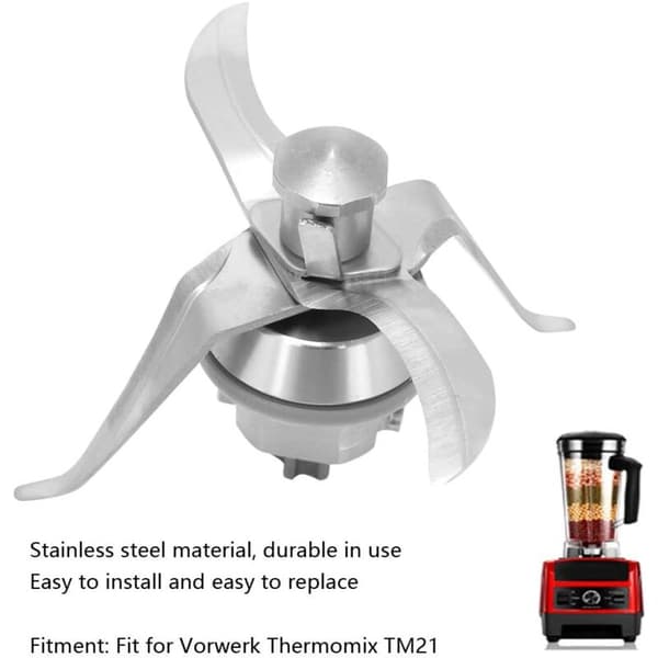 Erstatningsklinge til Vorwerk Thermomix TM21 Rustfrit Stål Blender Foodprocessor