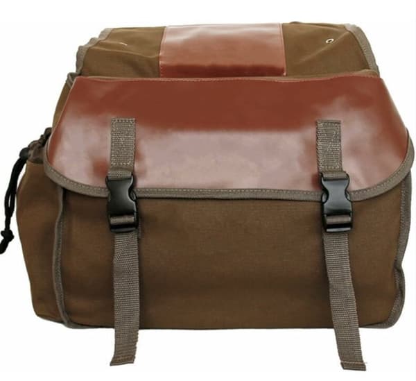 Khaki Motorcycle Side Bag Waterproof Saddlebag Large Capacity Approx