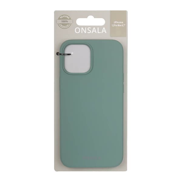 Mobilcover Silikone Pine Green - iPhone 12 Pro Max Grön