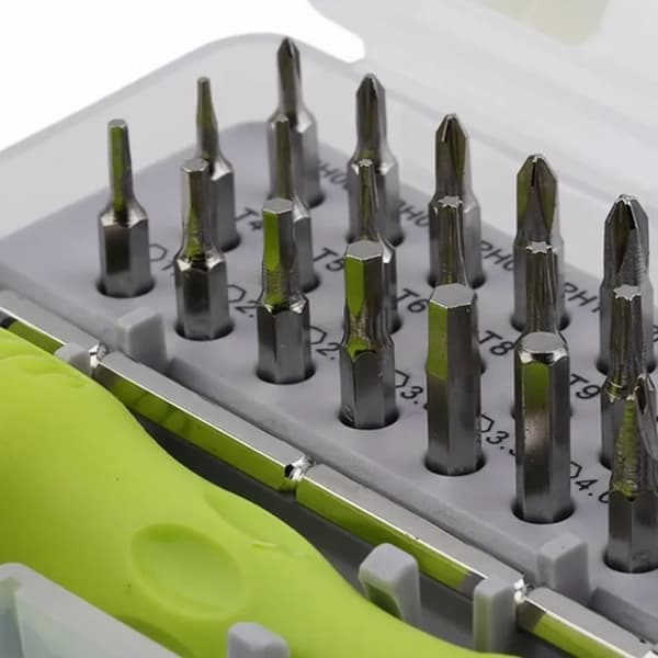 Lollanda 32-in-1 Mini Magnetic Screwdriver Set – Precision Tool for Mobile, iPad, and Camera