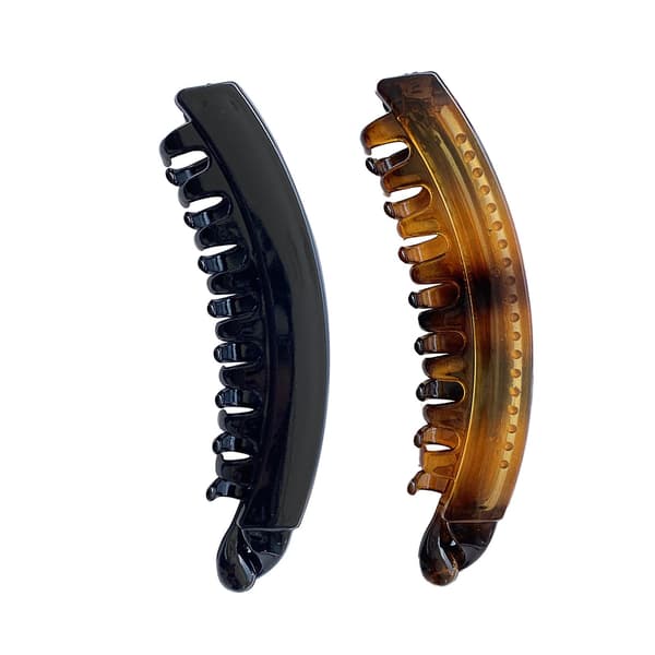 2st Fishtail för kvinnor med vår bananklämma Mode Hem Håraccessoarer