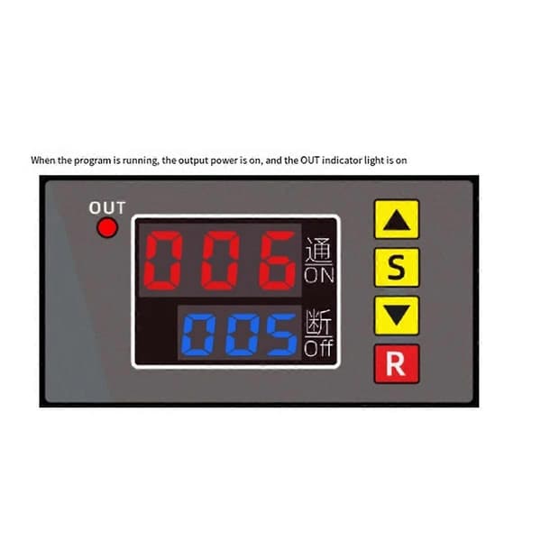 T3231 Digital Time Delay Relay Multifunctional LED Display Cyclic Timing Switch Adjustable Timer