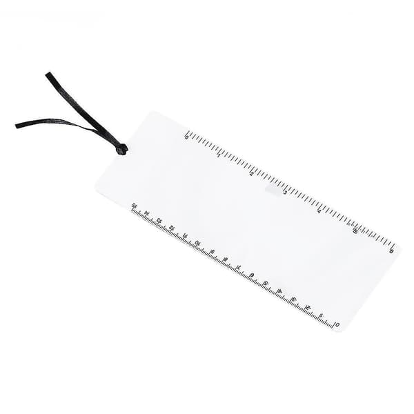 Pocket Ruler Bookmark Magnifying Glass Sheet Magnifier 3x Magnification
