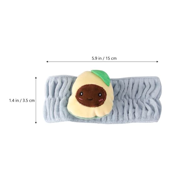 Avocado Sminke Hårbånd 2 stk Stoff Hårbånd for Ansiktsvask