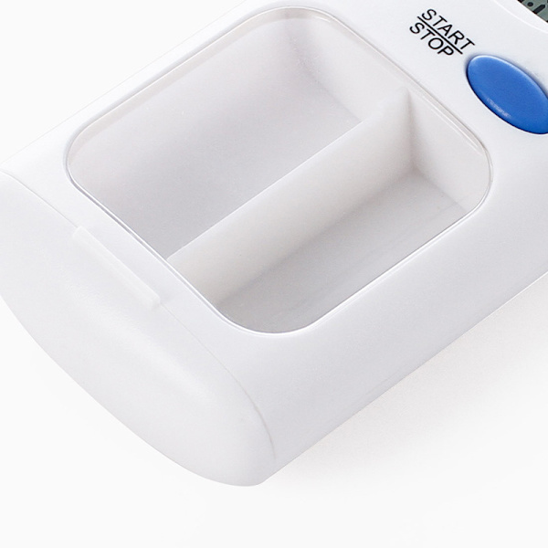 Liten Pillerdosa Automatisk Medicin Dispenser med Alarm, Medicin Hjälpmedel, Piller Organiserare, Enkel att Ställa In Två delar P