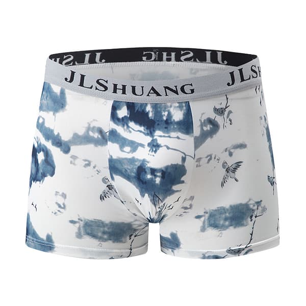 4-pak bomulds boxershorts til mænd, komfort til alle årstider, åndbare og bløde 4 PCS M 4 PCS M
