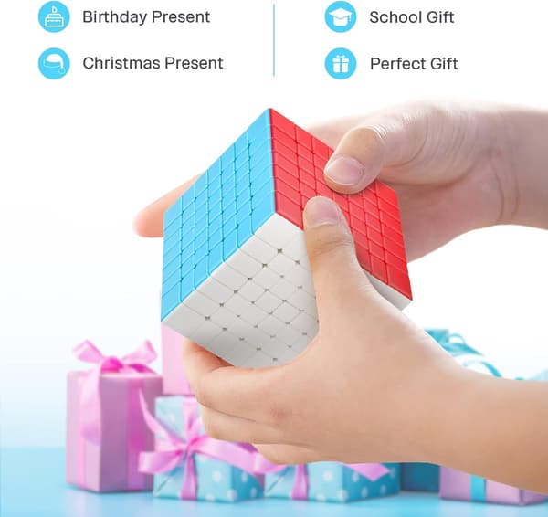 Speed Cube 7x7 tarraamaton, Magic Cube 7x7x7 Speed Cube, Palapeli Lapsille & Aikuisille
