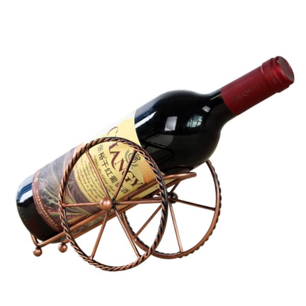 Metal Wine Rack, Tabletop Wine Bottle Display, Metal Bottle Holder Storage Shelf