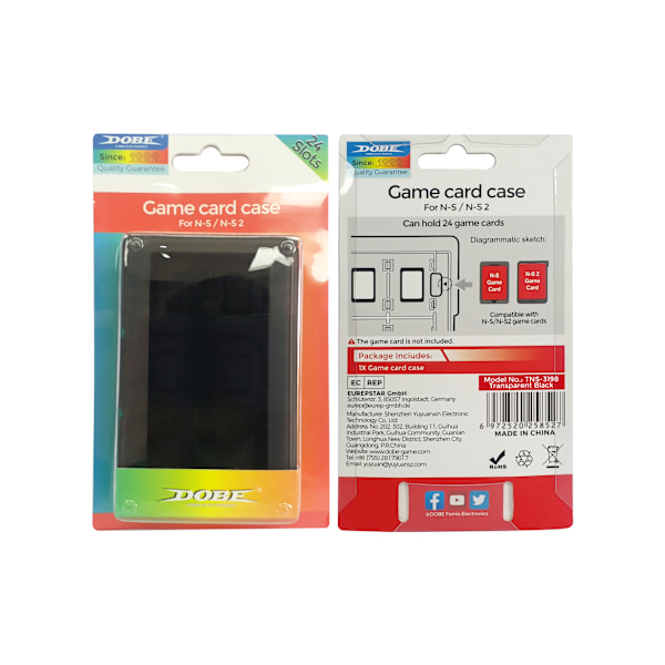 Switch2 Game Card Case - Store 24 Games Securely