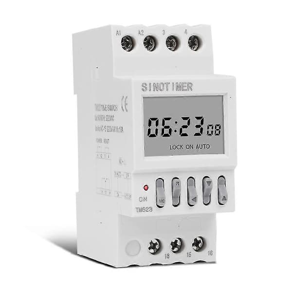Digital astronomisk timer-kontakt indendørs timer med astronomisk ur 220V