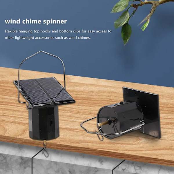 Solcellsdriven Hängande Displaymotor Roterande Liten Motor Solenergi Vindspinnare Motor Flerfunktions Rot