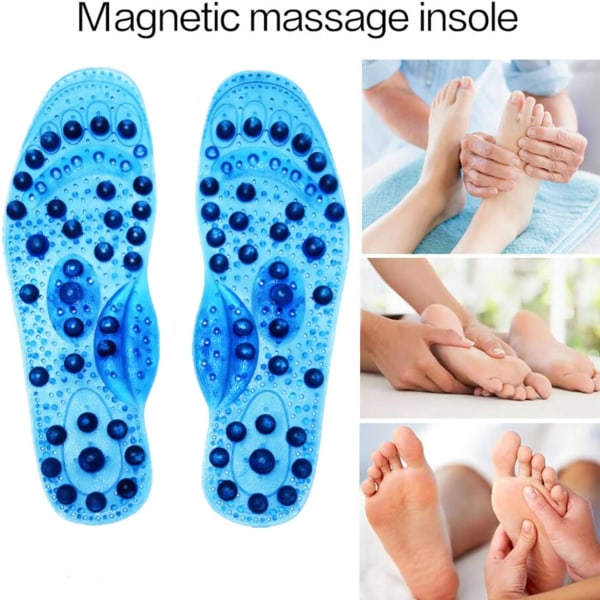 Magnetisk indlægssål Magnetiske indlægssåler Akupressur til mænd og kvinder Magnetiske indlægssåler til smertelindring Magnetiske massage indlægssåler