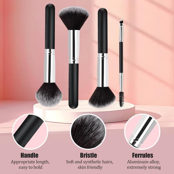 Makeup Brush Set - Brush Set - Foundation Brush - Eyeshadow Brushes - Powder Brush - Makeup Brushes